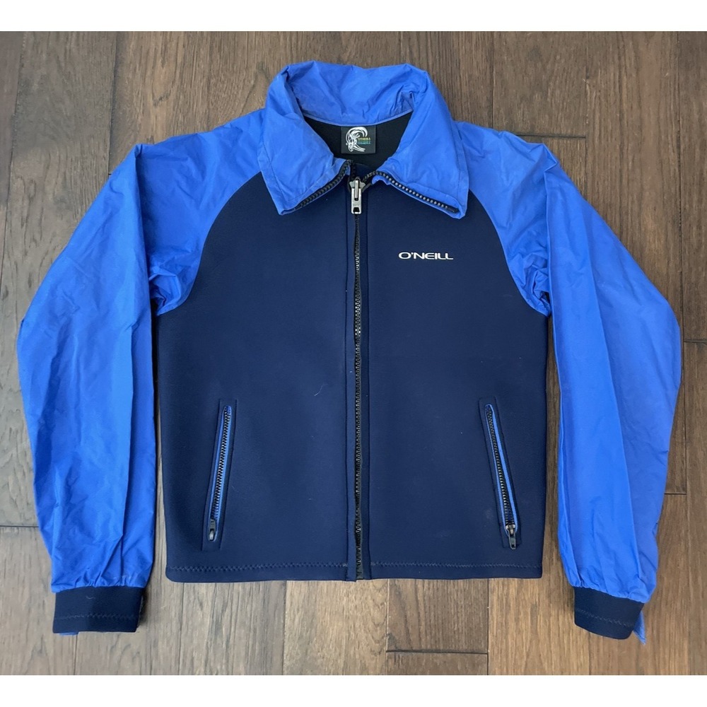 Vtg 80s O'Neill Breeze Breaker Hybrid Neoprene Jacket  Surf Kayak Sailing USA XL